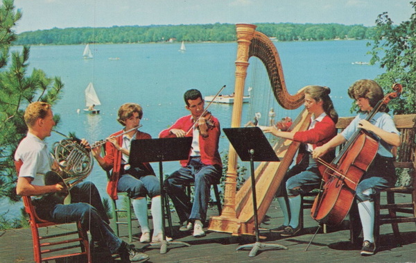 Interlochen Center for the Arts - Old Postcard View (newer photo)